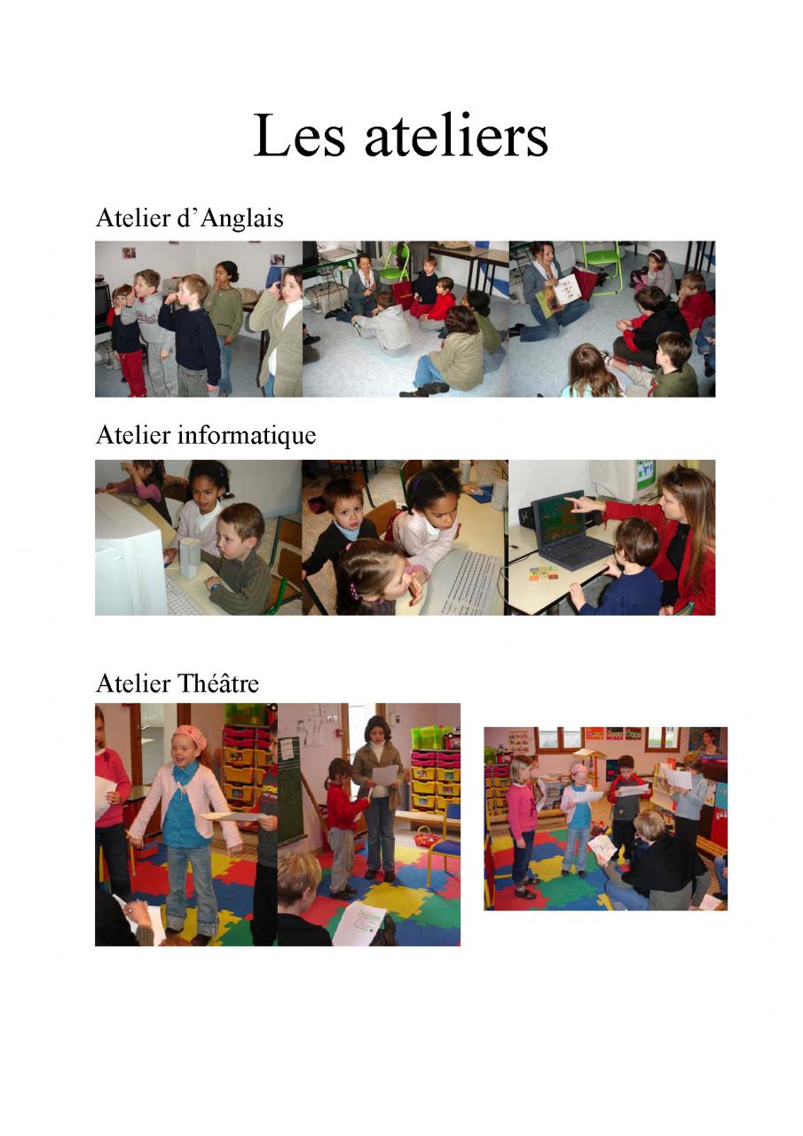 Les ateliers
